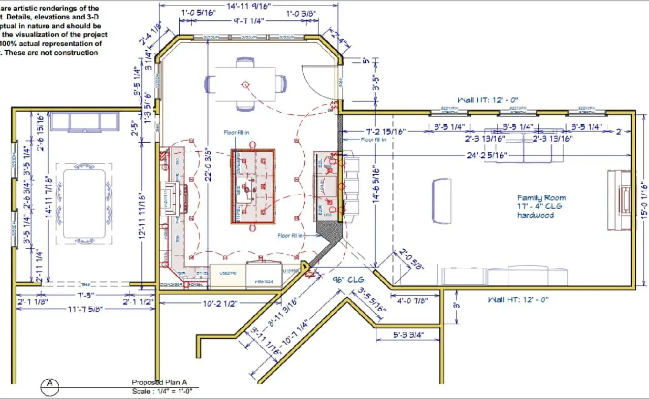 Whole home remodel floor plan
